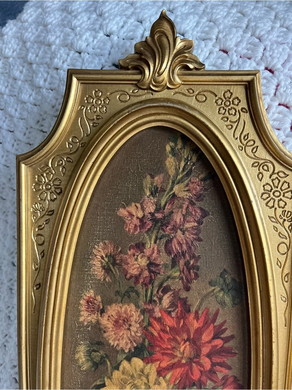 Syrocco 1960's decorative floral panels - Set of 2